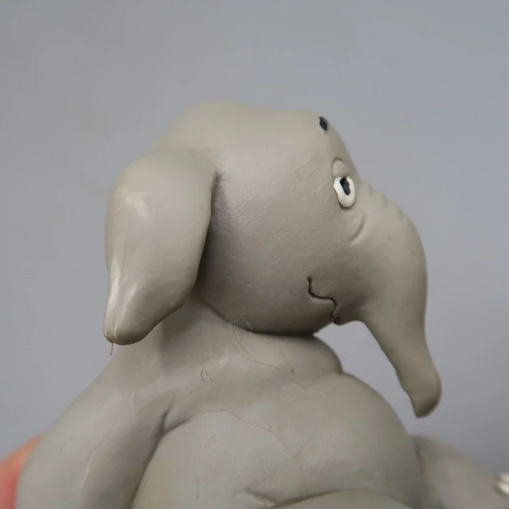 Vintage Schleich Wendelin Elephant Figurine Loriot 70s‎ German Cartoon Rare Toy